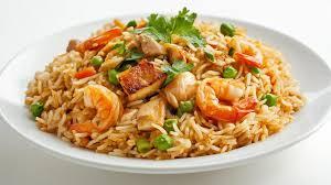 Mix Fried Rice — Chicken, beef, prawns, and egg all tossed into one plate of fried rice. at Food Cabin Galle